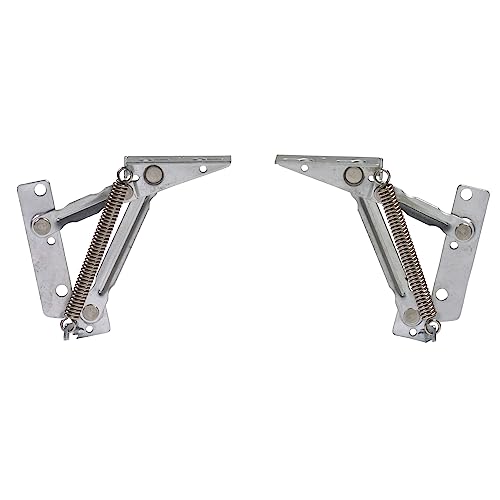 Amig - Compas à Ressort pour Portes Battantes | Lot de 2 Unités | 100 mm | Ressort avec Ouverture Ascendante à 75° | Système pour Portes Relevables de...