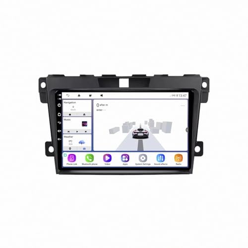Navegación GPS y Android Auto en estéreo de automóvil Mazda CX-7 4G+64G