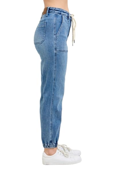 Judy Blue High Waist Denim Jogger3