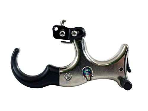 TRUBALL 3 Finger Archery Release Sweet SPOT PRO Quick Silver Brass | 2SPA-QS
