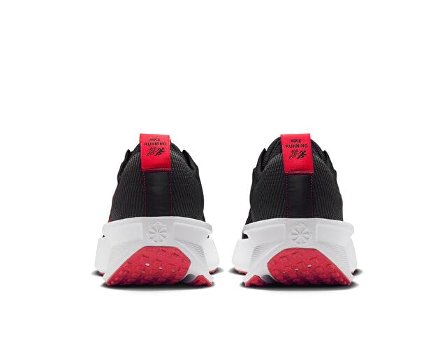 Image of Nike Interact Run Men's Road Running Shoes (FD2291-007, Black /Anthracite /White /Fire Red) Size 9.5