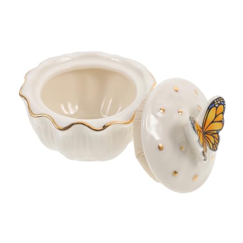 DRESSOOS ネイル アート ブラシ カップ 蓋付き セラミック ボウル ネイル 皿 カップ 蓋付き ダッペン 皿 ネイル 皿 蓋付き セラミック ネイル カップ ネイル ブラシ ダッペン カッ