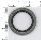 Material: Gummi/Metall Elring 804.360 Dichtring, Ölablaßschraube