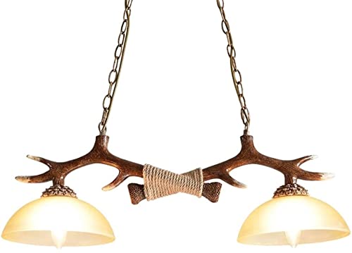 Plafonnier réglable style rustique suspension pour haut plafond