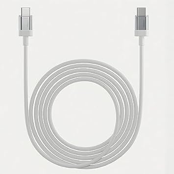 Image of 45W PPS Type C Charger with Nothing (100 Cm) C to C Cable Compatible with Nothing Phone 2a /Phone 2 /CMF Buds /Ear a /S24 Ultra /Laptop USB C Fast Rapidly Charging Support 45Watt Type-C, White(DP203)