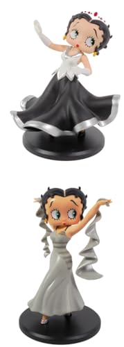 OPO 10 - Lot de 2 Figurines Compatible avec Betty Boop Danse : Valse - Hauteur 12cm - LBB6