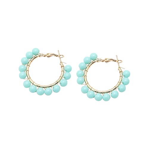 Image of SOHI Hoop Earring For Women and girls, Indo-western Earrings, Fashion Accessories, jewellery for women, Fancy earrings, artificial earrings for ladies