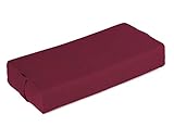 Yogistar Yoga-Bolster Yin - Eckig Bordeaux