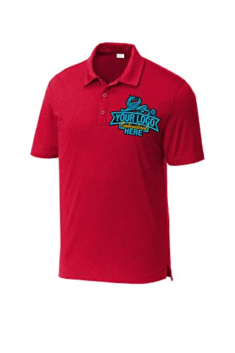 Men's Custom Golf Shirt. Custom Embroidered Strive Polo/Golf Shirt