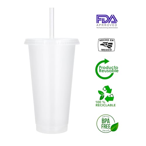 La mejor comparación de Vaso con tapa y popote para comprar hoy. 28 Imagen adicional