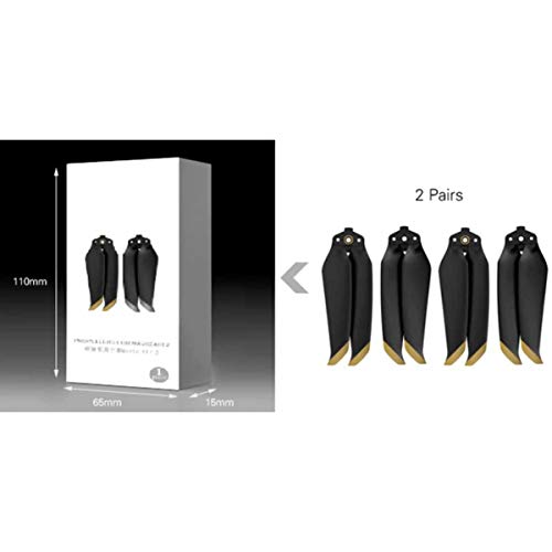 Hélices DJI Mavic Air 2 - Low Noise - 2 Pares - DOURADO