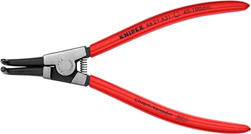 Pince circlips KNIPEX robuste coudée à 90° avec pointes solides de 2,3 mm - 4
