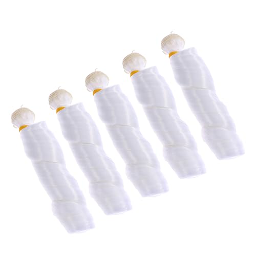 Homoyoyo 5 Piezas Doll Wigs Ondulado Rosa Peluca De Muñeca Extensiones Muñeca De Estilo para Peluca Rizada De Muñeca Sin Extensión Rubio Muñecas Derecho Pelucas Chicas