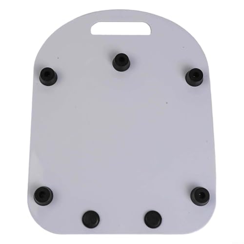 Tidgel Alfombrilla antideslizante para Thermomix para TM5 y TM6, ABS para batidora deslizante con ajuste, herramienta de cocina estable para agitar, negro 36 x 28 cm (blanco)