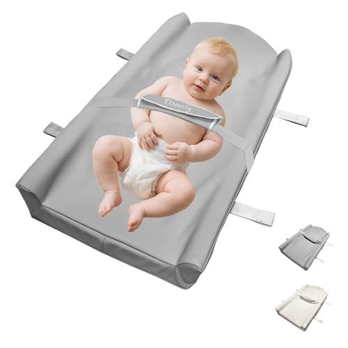 Wipeable Baby Changing Pad for Dresser, Portable Changing Pad wit...