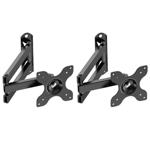 WALI TV Wall Mount Articulating LCD Monitor Full Motion 15 inch Extension Arm Tilt Swivel for Most 13 to 32 inch LED TV Flat Panel Screen with Mounting Holes up to 100x100mm (1330LM), Black by WALI - Used condition - US$10.62