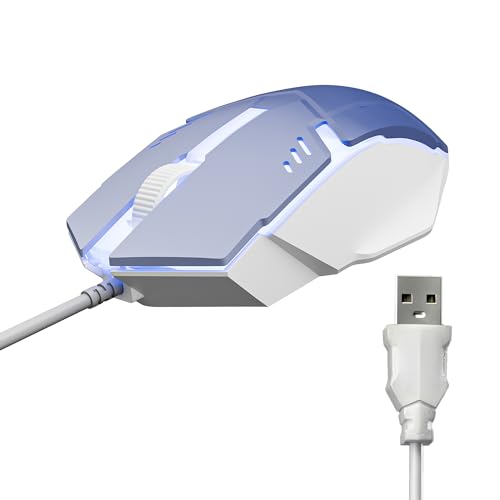 Image of Zebronics Wired Keyboard & Mouse Combo, 104-Key, 1200 DPI, ₹ Key & Multimedia Controls, Ergonomic Mouse, 1.3m Cable, Multicolor LED (War 2, White + Blue)