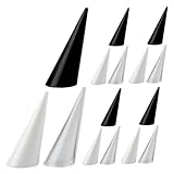 Photo Gallery dikaca 15 pezzi espositore acrilico trasparente bianco e nero supporto torre display gioielli portaanelli singolo forma cono organizer compatto per esposizione e personale Photo Gallery dikaca 15 pezzi espositore acrilico trasparente bianco e nero supporto torre display gioielli portaanelli singolo forma cono organizer compatto per esposizione e personale