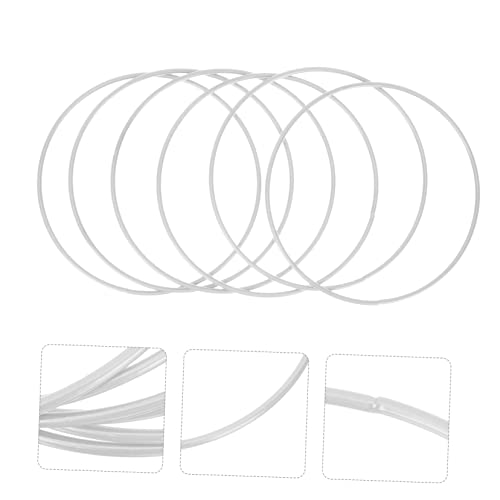Aros de metal para manualidades con estructura de hierro Didiseaon 5