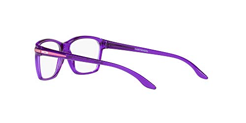 Image of Oakley Youth Unisex Kids OY8010 Cartwheel Rectangular Prescription Eyewear Frames, Polished Clear /Demo Lens