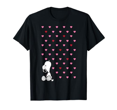 Peanuts Valentine Snoopy Hearts T-Shirt