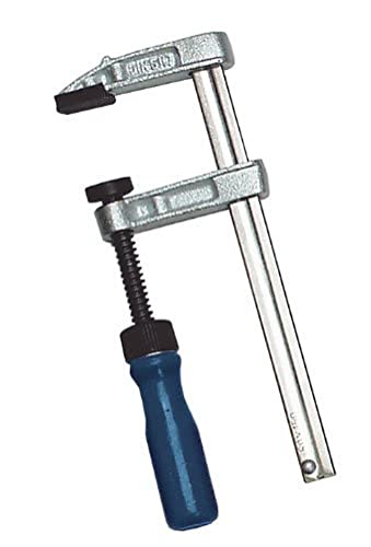 Brüder Mannesmann Werkzeug Schraubzwinge 50 x 150 mm, DIN 5117, M90400, Silber