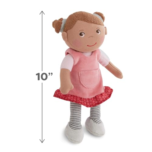 Image of HABA Snug Up Camilla - 10 inch Soft Doll, Machine Washable - Perfect Snuggly First Soft Baby Doll and Toddler Plush Figure for 6 Months and Up