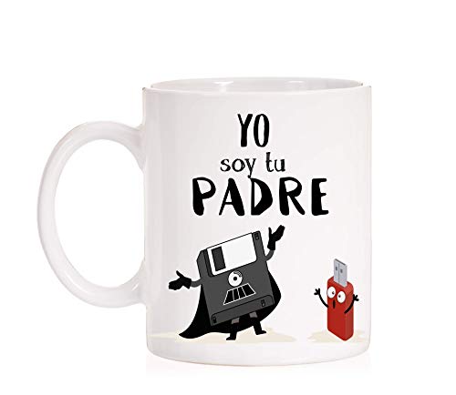 FUNNY CUP Taza Yo soy tu Padre. Regalo divertido para padres con mucho estilo. Star Wars FUNNY CUP Taza Yo soy tu Padre. Regalo divertido para padres con mucho estilo. Star Wars