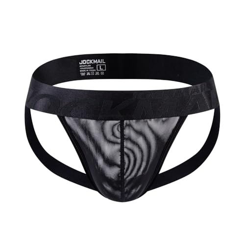 JOCKMAIL Men's Jockstrap Sexy Underwear Breathable Athletic Supporter Sport Jock Straps Male Underwear3