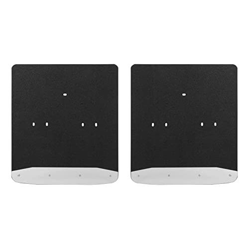 Image of LUVERNE 259924 Rear Dually 20-Inch x 23-Inch Textured Rubber Mud Guards, Select Ford F-350, F-450 Super Duty, 2 Flaps