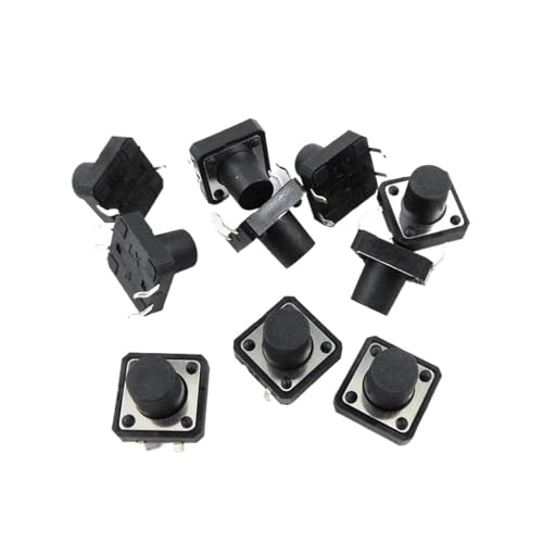 Bouton-poussoir vertical 12x12x11.5mm interrupteur tactile cuivre haute longévité
