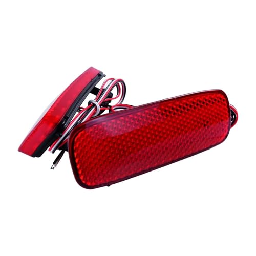 Réflecteurs pare-chocs arrière LED rouges pour Peugeot 206 107 607 et Expert