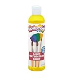 Colorations Liquid Watercolor Paint, 8 fl oz, Yellow, Non-Toxic, Painting, Kids, Craft, Hobby, Fun, Water Color, Posters, Cool effects, Versatile, Gift
