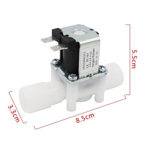 Électrovanne plastique 24V interrupteur magnétique eau 1/2 - 5