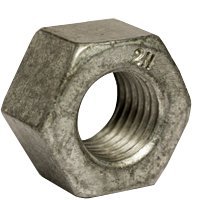 (650pcs) 7/8"-9 Heavy Hex Nut 2H, Made in USA, A194/SA 194, Hot Dip Galvanized Plating & Blue Wax (inch), Size: 7/8"-9