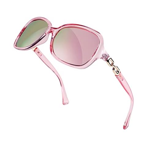 FEISEDY Vintage Square Polarised Sunglasses for Women Cover