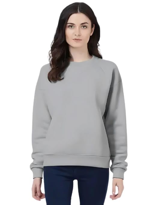 demamd print Demand Print Women’s Printed Cotton Sweatshirt | Regular Fit Stylish Pullover | Casual Everyday Winter Wear, Warm & Comfortable-picture-33