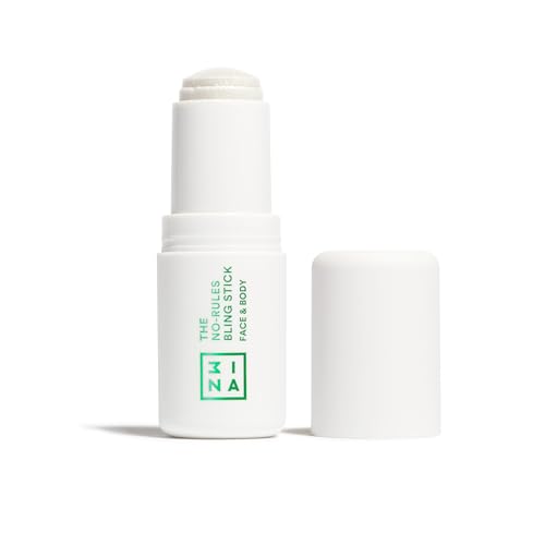 3INA MAKEUP - The No - Rules Bling Stick - Iluminador en Barra - 3 en 1: Ojos, Labios y Mejillas - Con Perlas Luminosas - Fácil de Difuminar - Para Rostro y Cuerpo - Modulable - Vegan - Cruelty Free