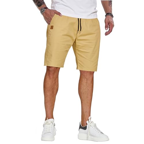 Short homme coton avec poches et taille élastique ZOXOZ