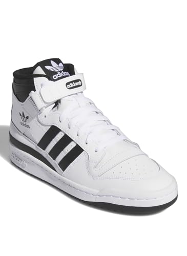adidas Forum Mid Herren Freizeitschuhe IG3756 Weiß, weiß - white (white), 40.5 EU
