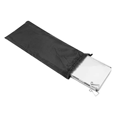 Mtlavishness Parabrisas plegable para quemador, 10 piezas de parabrisas ligero para cocinar estufa de gas, construcción de aleación de aluminio para mayor eficiencia, ideal para