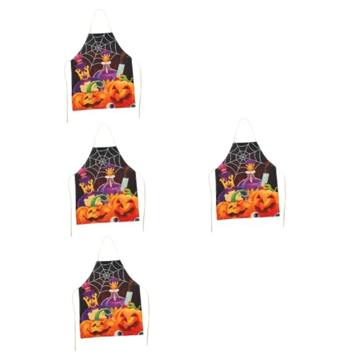 Tabliers de festival contre les taches d'huile de cuisson lot de 4 en polyester