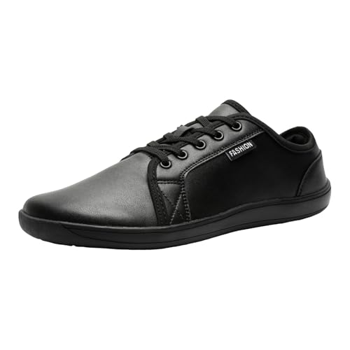 Chaussures en cuir baskets unies à sangle pour homme et femme à semelle EVA légère