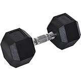 12,5 kg x 1 - Mancuernas hexagonales para brazos - Mancuernas hexagonales para entrenamiento aeróbico en casa