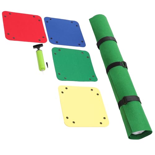 ERINGOGO Inflatable Tube Puzzle Mat 2000-piece Jigsaw Roll Felt Mat Puzzle Storage Blanket 3 Fixing Bands Random