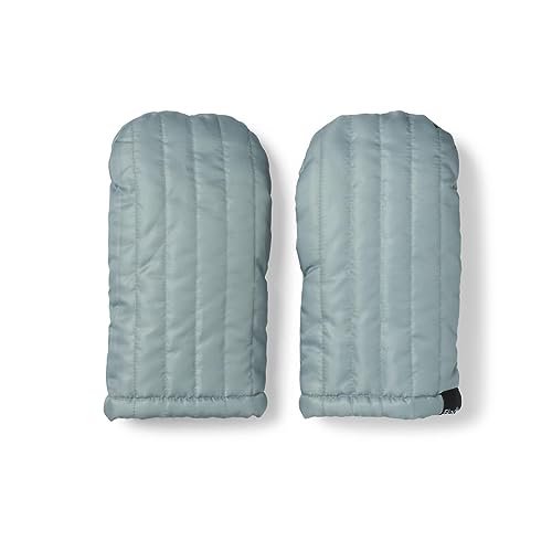 Elodie Details Guantes para calentar las manos del cochecito con piel sintética cálida, tamaño universal, resistentes al agua y al viento, color verde guijarro