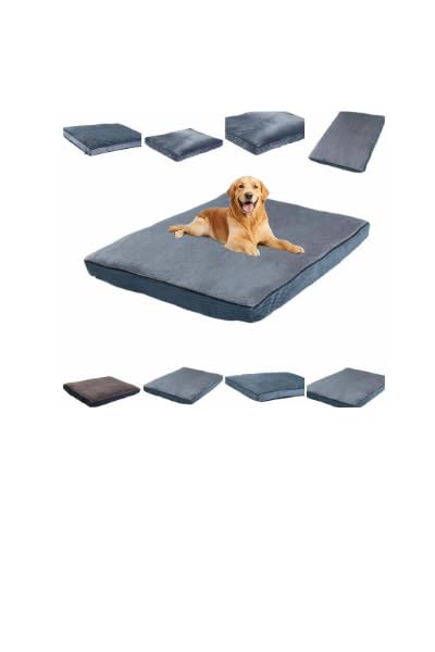 Dog/Cat Bed Cover Only – Replacement Washable Cover for Reversible Pet Cushion | Fits Medium & Large Sizes | Dual-Sided Design | Non-Slip Base|Pet Mat Cover Only (Oslo, Medium 60cm x 80cm+ 5cm)
