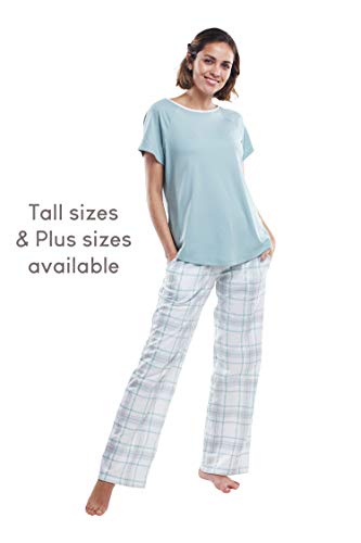 Incredibly Soft Pima Cotton Women's Pajamas Set - Short Sleeve Set4