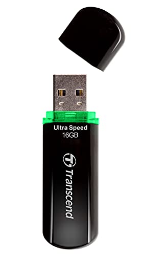 TS32GJF600 Jetflash 600 Memoria USB Portatile, 32 GB, Nero - Chiavetta USB - Immagine 2