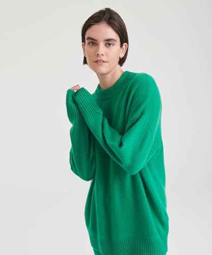 Image of NAADAM Womens Luxe Cashmere Oversized Crewneck Sweater